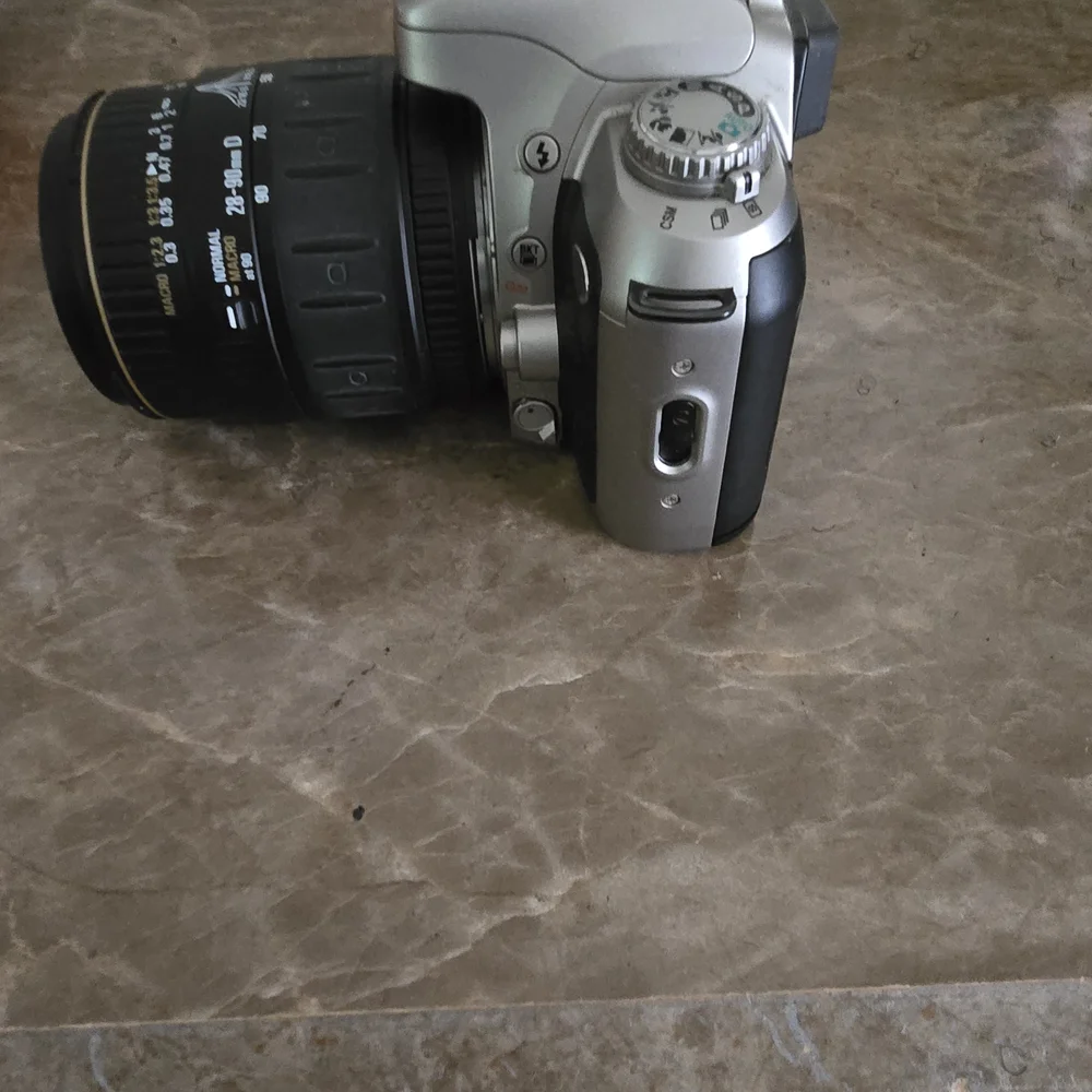 Nikon Silver and Black DSLR Camera